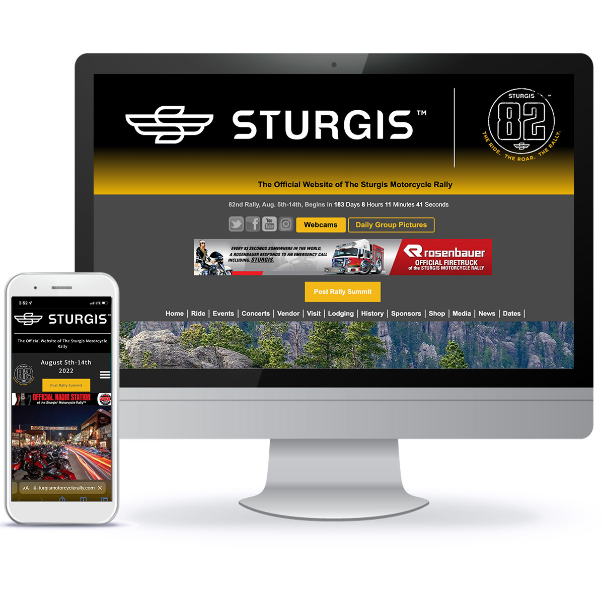 Sturgis Motorcycle Rally Website