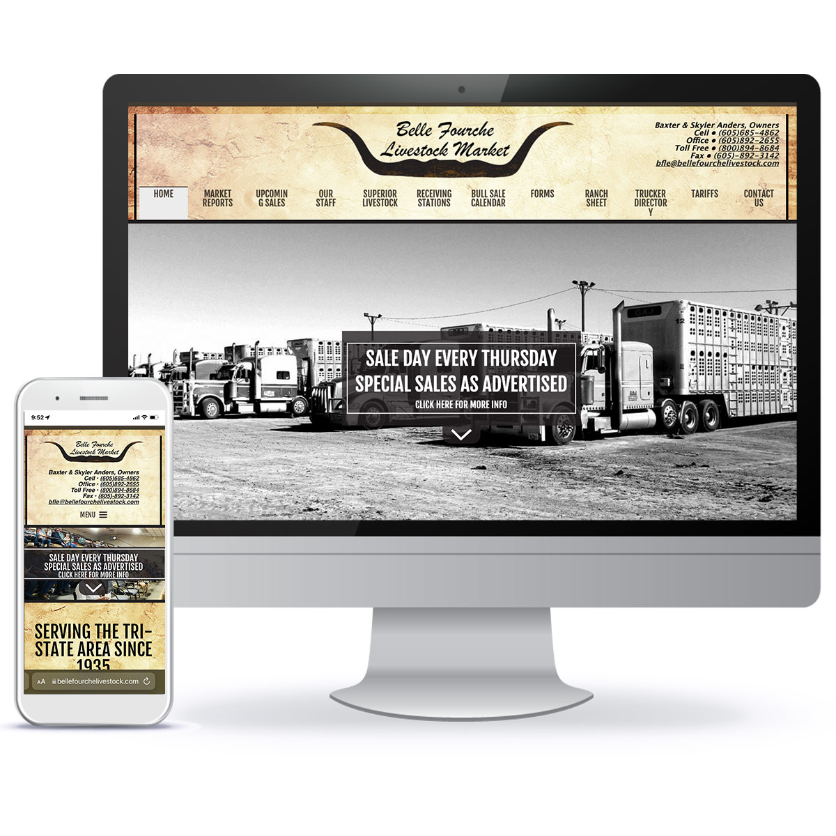 Belle Fourche Livestock Website