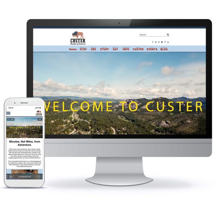 Custer Chamber of Commerce Website