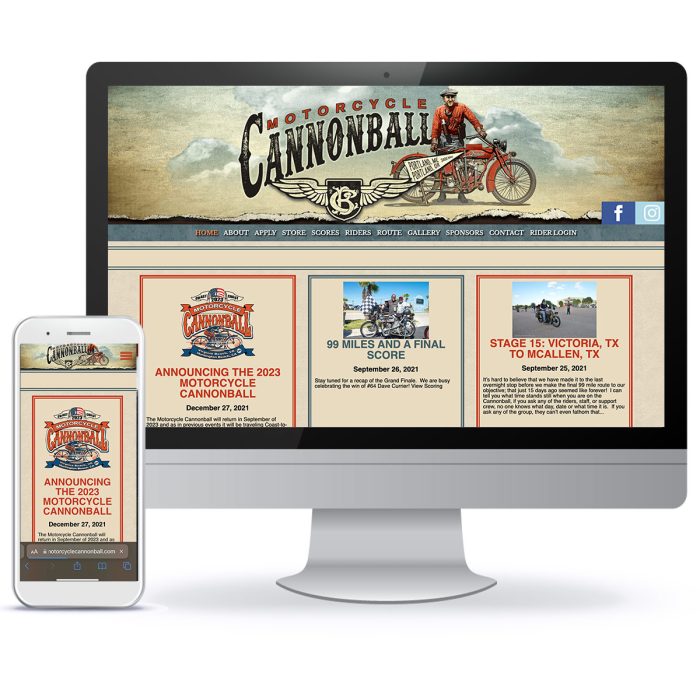 Motorcycle Cannonball Website